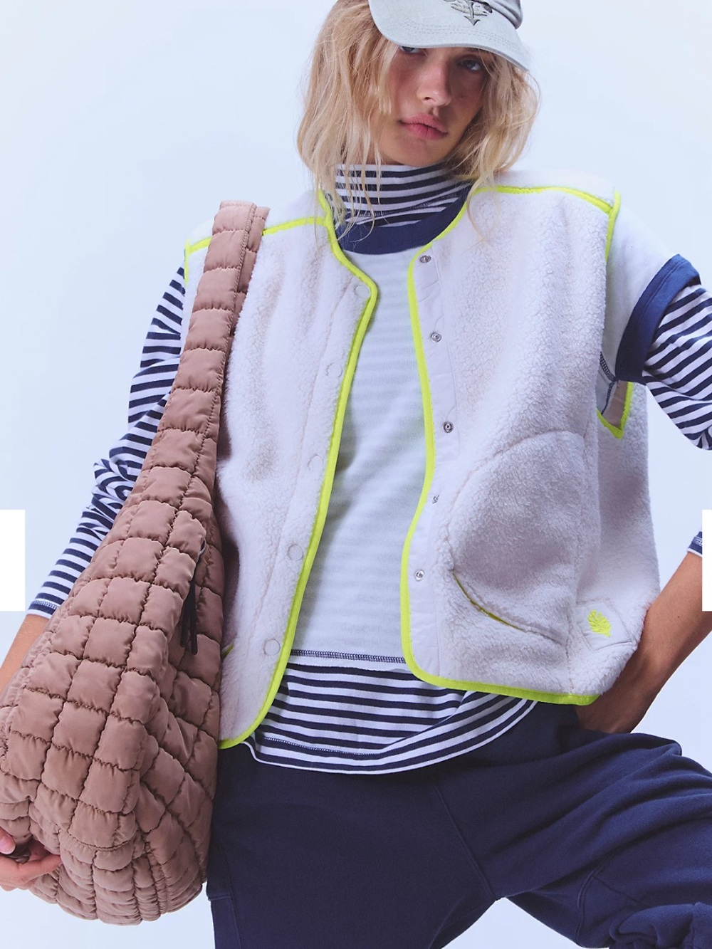 FP Movement by Free People Keep It Cozy Fleece Vest NWT - Picture 5 of 14